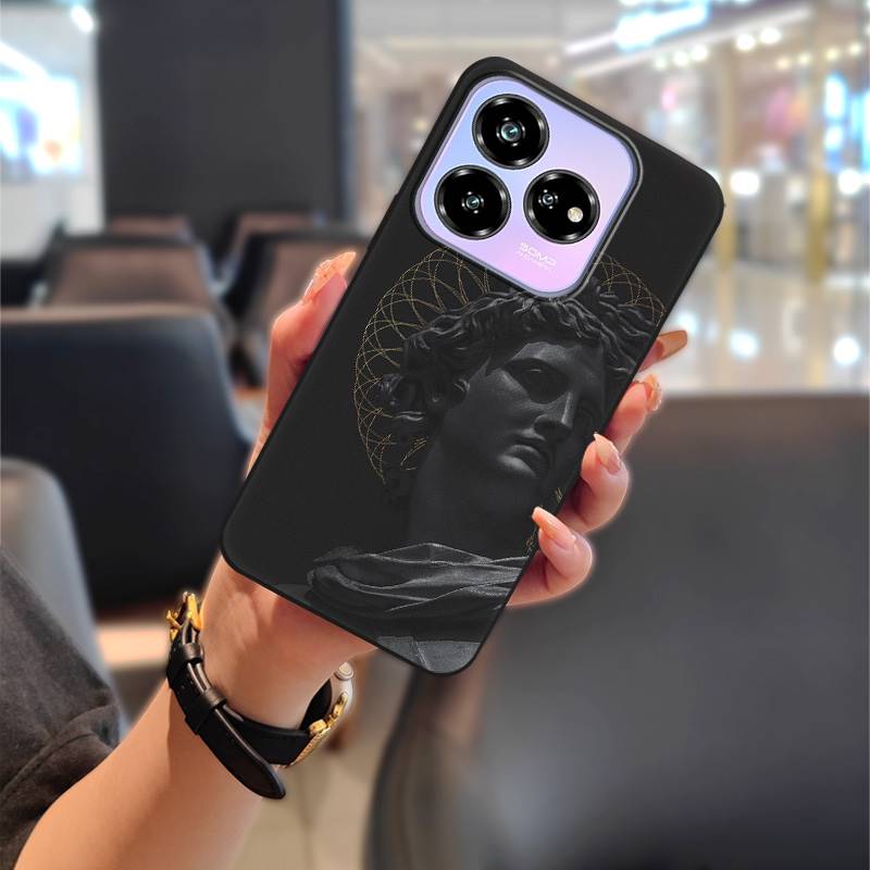 Phone Pouch Silicone Phone Case For ZTE Blade V60 Design/Axon 60 Lite Anti-dust Cartoon Dirt-resistant Anti-knock TPU