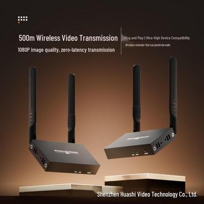 1080P HDMI Wireless Extender: 500m Lag-Free Screen Mirror, Ultra-Low Latency