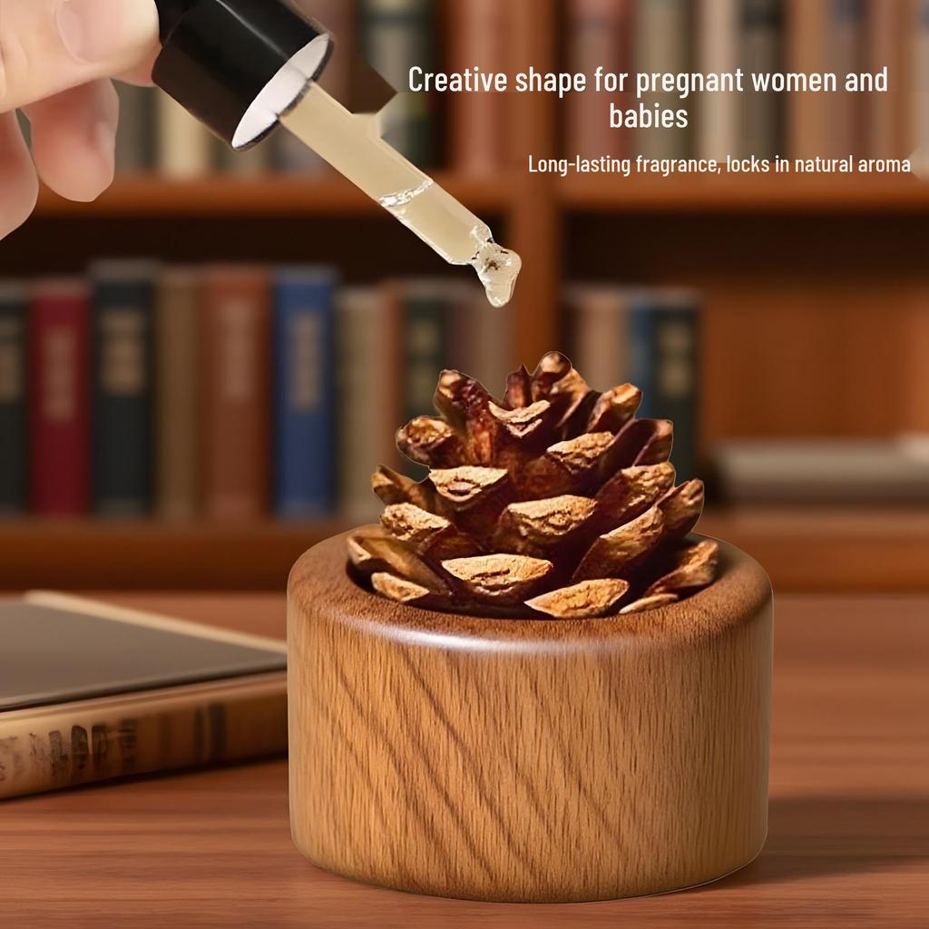 Pinecone Hydrosol Mosquito-Repellent Aromatherapy Diffuser - Long-Lasting Indoor & Car Fragrance Essential Oil