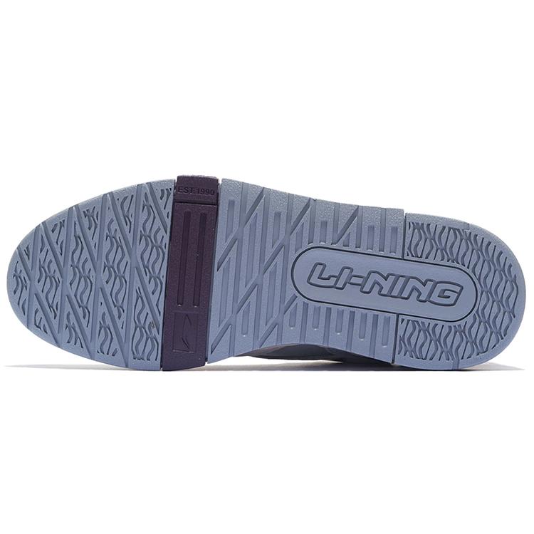 Li Ning 001 BTC SP Low top Skateboard Shoes Women's White Purple AZGS092-1