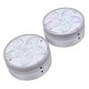 2pcs Submersible LED Pool Lights Remote Control Water Proof RGB Color Changing Battery Powered Pool Lights