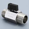 Space Saving Corrosion Resistant 1/4Inch Ball Valves Stainless Steel Construction Double Thread Port For Fluid Control
