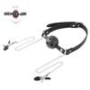Ball Nipple Nipple Adult Nipple Nipple Mouth Ball Nipple Nipple Leather Silicone Mouth for Fetish Gag, Torture, Clamp, Goods, SM, Restraints, Ring,