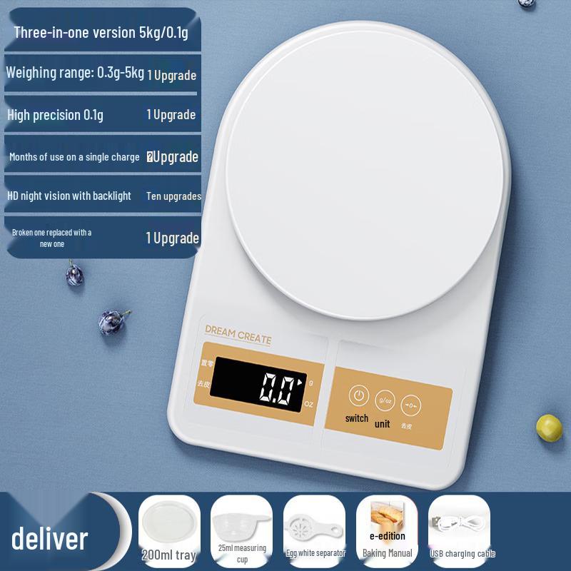 HC High-Precision Digital Kitchen Scale