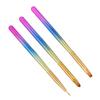 3PCS Nail Brush Set Nail Painting Drill Drawing Nylon Nail Art Tips Builder Brushes Kit