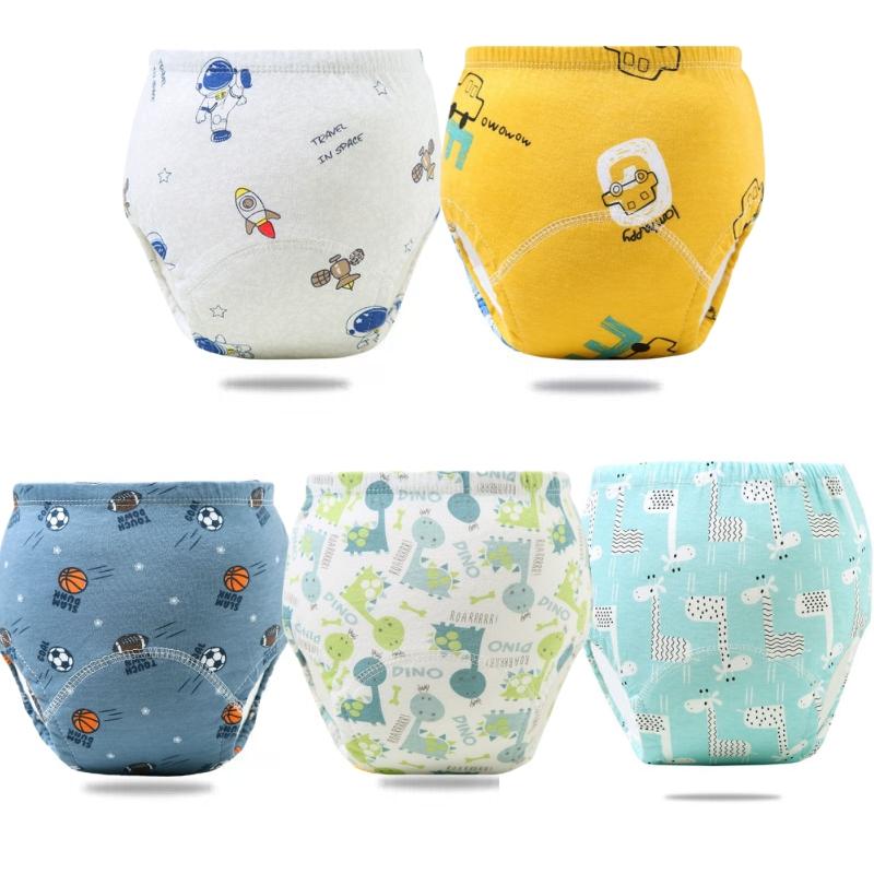 30PC Baby Training Pants, Underwear, Washable Diapers, Reusable Cotton Breathable Diapers