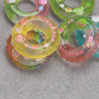 4Pcs Children's Play Scene Decoration Resin Dollhouse Miniature Simulation Swimming Ring Model Toy Dress Up Dolls Accessories