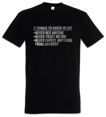 3 Things To Know In Life T-Shirt Scarface Tony Movie Quote Fun Montana