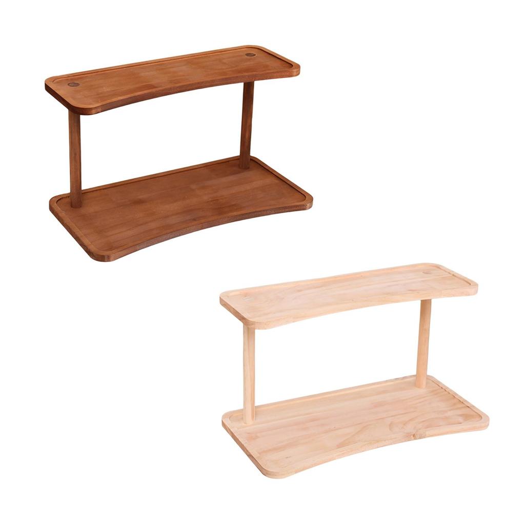 Desktop Organizer Stationery Holder Rustic 40x20x22cm Office Desk Shelves Makeup Organizer for Dining Room Dorm Bathroom