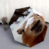 Capybara Themed Travel Umbrella 8 Ribs Automatic Opening and Closing,Portable Folding Design,Compact and Stylish Umbrella Suitable for Out