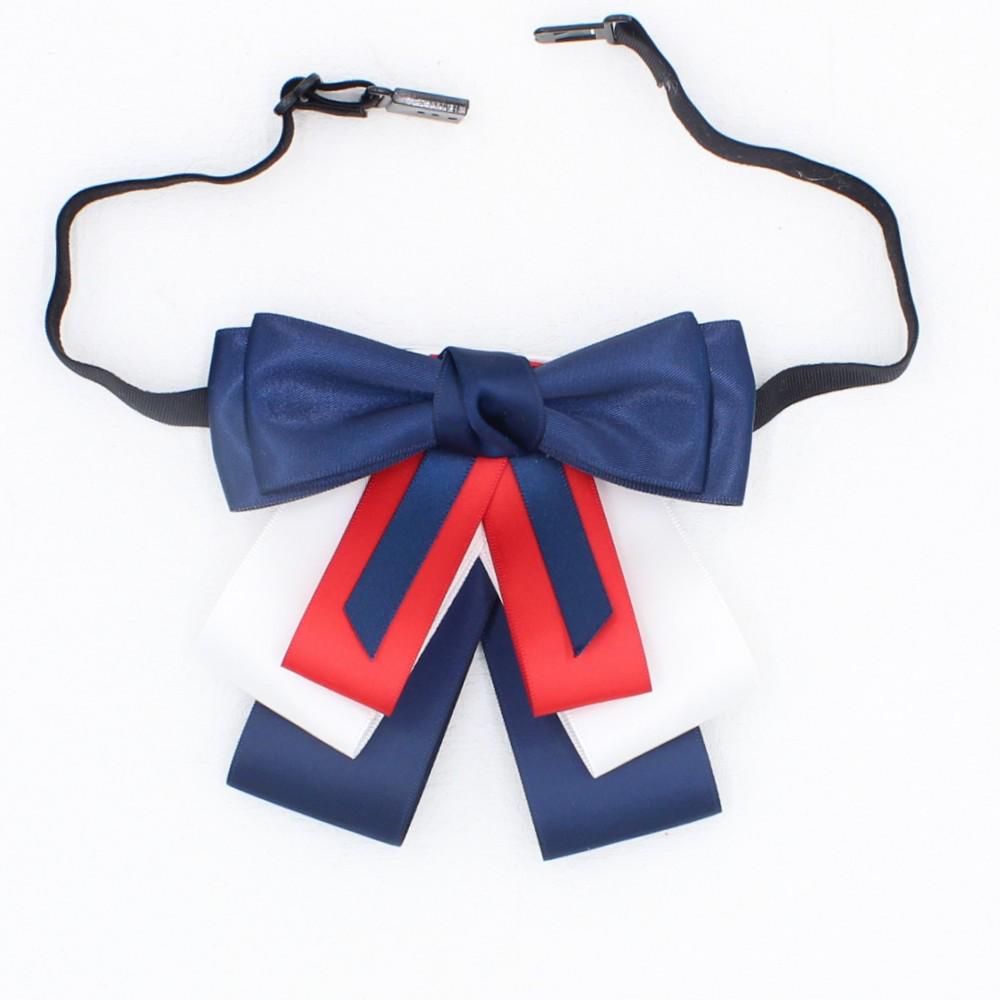 Starry Cat Women s Spring Bow Tie Shirt - Color Block Floral Collar TS294