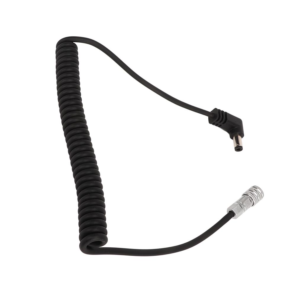 2Pin Spring Power Cable Plastic DC Camera Spring Power Supply Cord Replacement Accessory for BMPCC