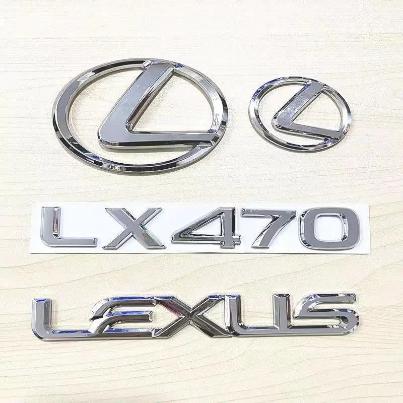 car Suitable For Lexus Car Rear Trunk Badge Logo Car Steering Wheel Car Emblems Replacement LX470 Auto Accessories