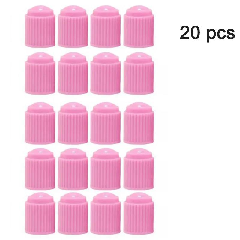 20/50PCS Car Plastic Tyre Valve Cap Colourful Dust Protection Cap with Seal Bicycle Valve Dust Protection Car Accessories Stem Caps1