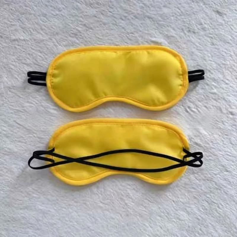 Seidige Schlafmaske Zero Druck Lichtblockierend Elastisches Band Mehrfarbig für Reisen Camping Outdoor Ruhe