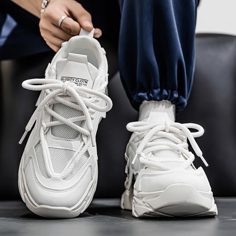 Summer new men's shoes mesh breathable casual sports shoes dad shoes