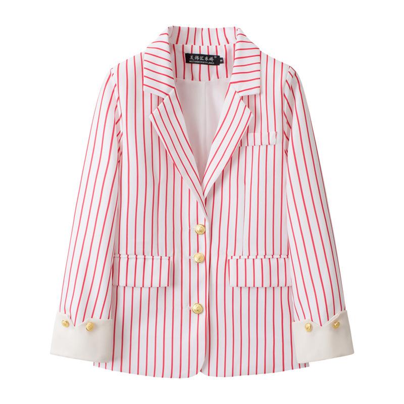 White blazer women's spring new casual temperament celebrity high-end fashion suit
