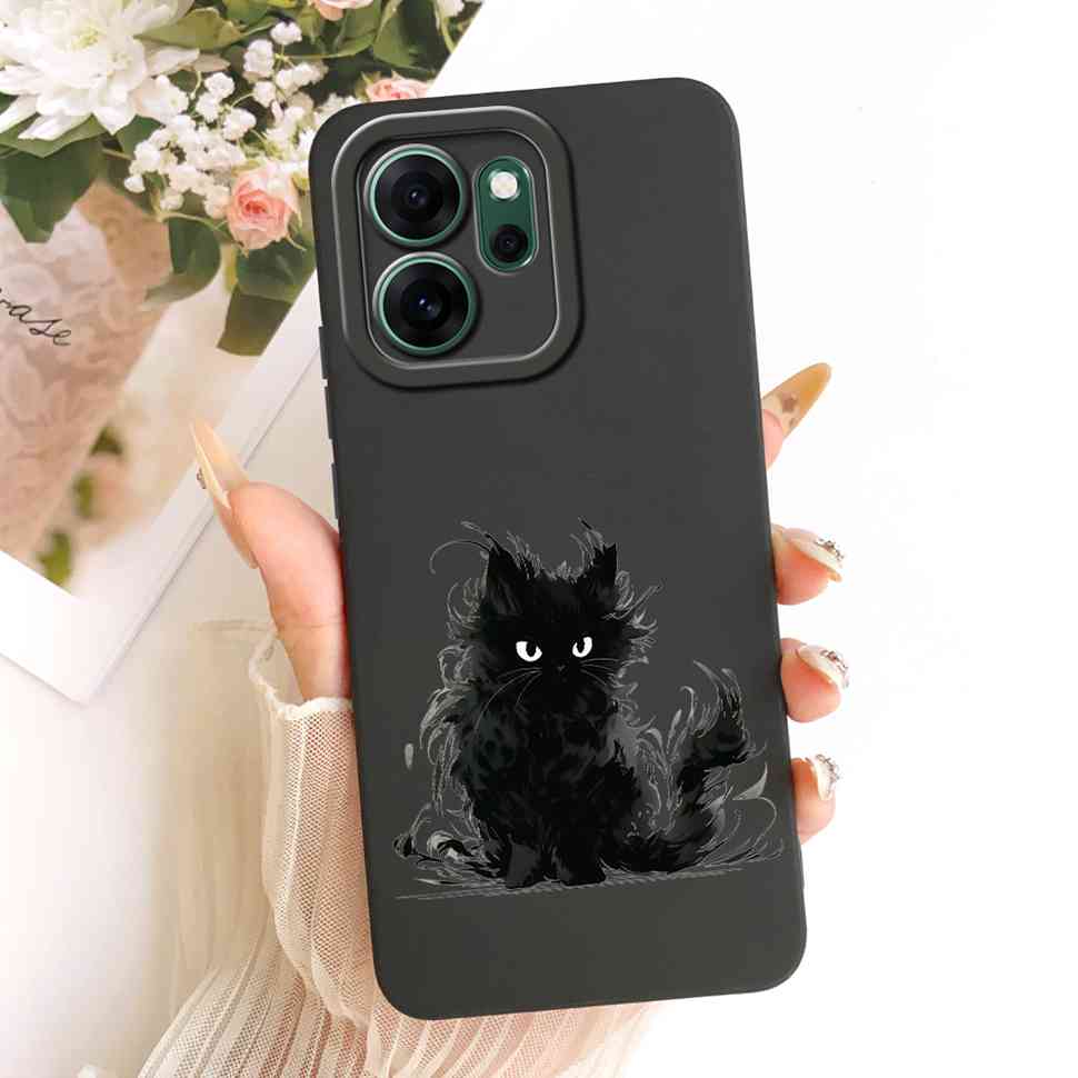 Funda For OPPO Reno 14F 5G Case Cat Dragon Lens Protection Back Cover For OPPO Reno14F Reno14 F CPH2743 5G Coque