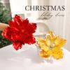 Faux Decorative Christmas Flowers For Festive Centerpieces And Tree Accessories