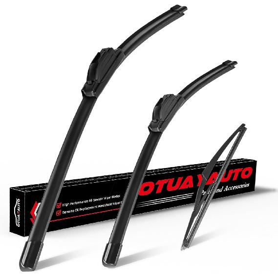 OTUAYAUTO 22"+22" Windshield Wiper Blades Replacement for Chevrolet Silverado 1500 2500 3500 1999-2006 2019-2024 Front Window Wiper Fit Factory