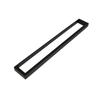40cm 304 Stainless Steel Towel Bar Bathroom Punch-free Towel Rack Bathroom Wall-mounted Black Towel Single Rod