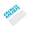 14 Holes Silicone Ice  for Cube Tray Ices Maker  for Mold Trays Containers with Cover