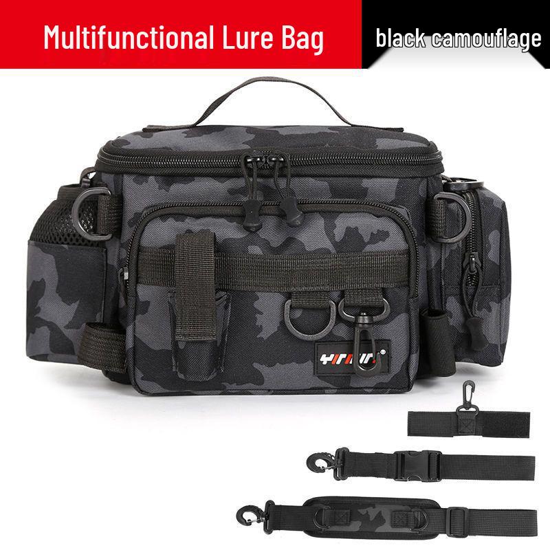 Wasserdichte Multifunktionale Angeltasche: Köder, Rute, Ausrüstung, Taille, Umhängetasche, Einzelschulter