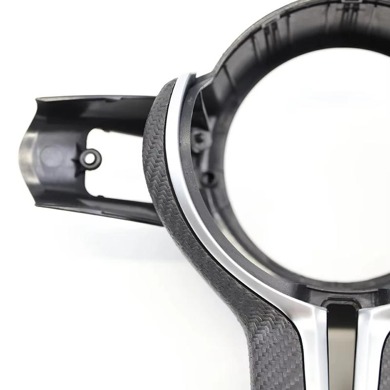 For BMW F30 F10 F20 F48 F25 F32 M3 M6 328M 1 2 3 4 5 6 7 Series Car Steering Wheel Hollow back cover plate Interior Accessory