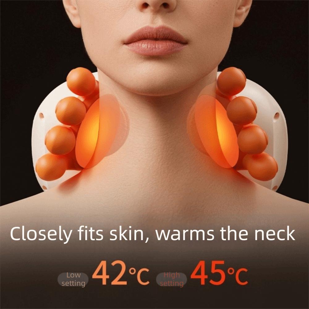 Heated Massage Bionic Finger Neck Shoulder Massager Deep Tissue Massager  Muscle Relaxation