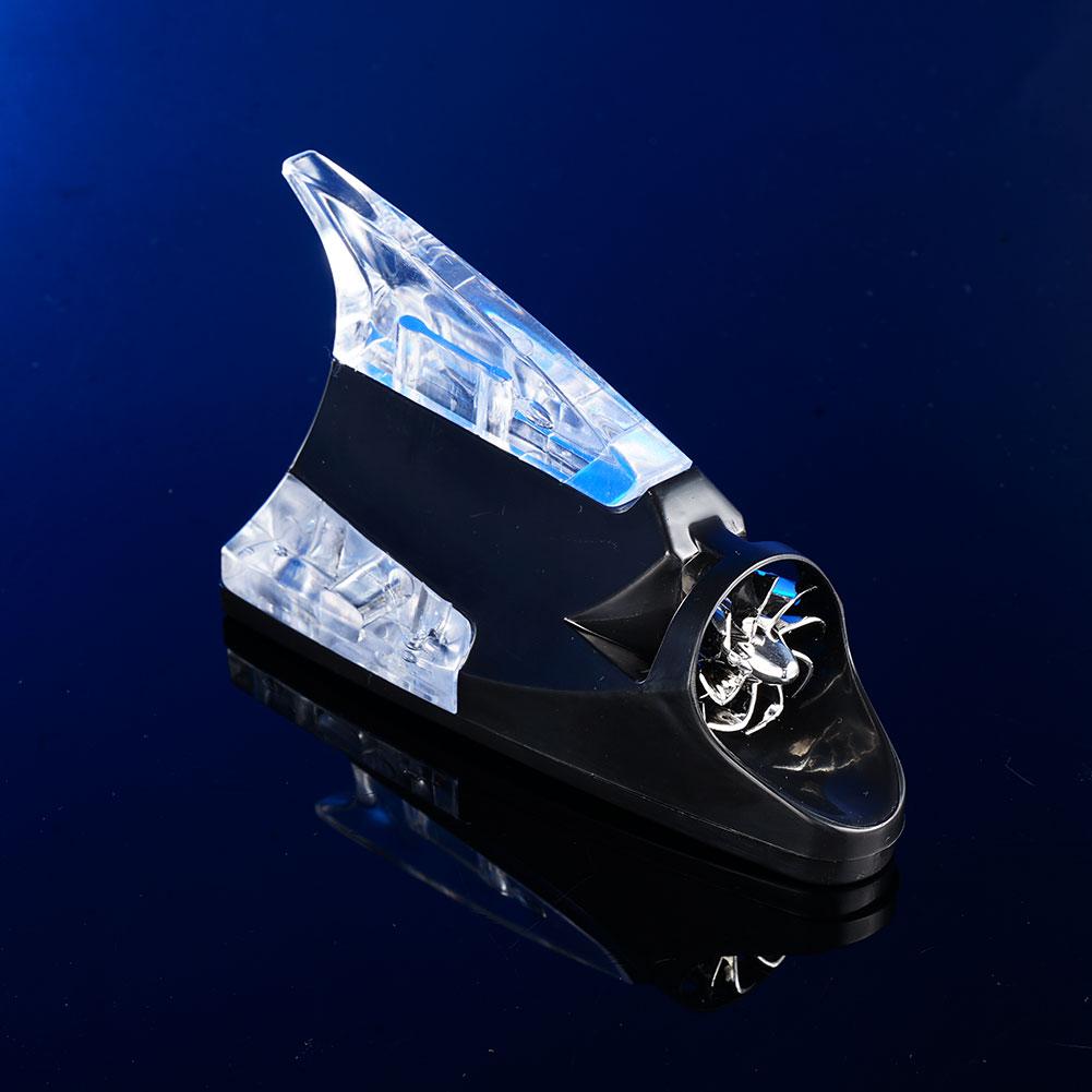 Evrensel Araba Tavanı Araba Kamyon Rüzgarla Çalışan LED Işık Yüzgeci Uyarı Lambası Güvenli Araba Flaşı Renkli Işık Çatı Köpekbalığı Anteni LED J7M2