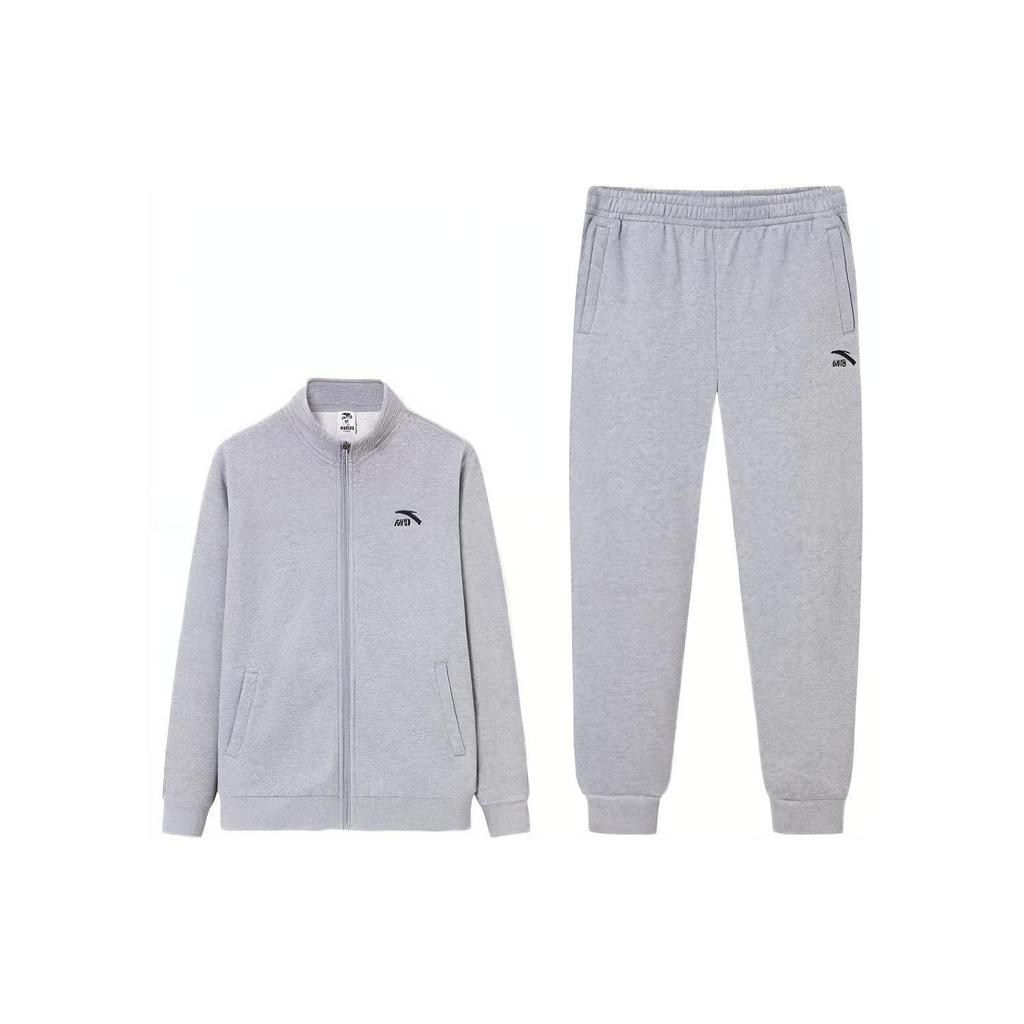 Anta Variety Training Collection Casual Sportswear Men's Gray Heather Gray 952357202-1