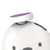 Electric Baby Nail Grinder Safe USB Charging with 6 Grinding Head Baby Nail File for Home Baby Fingernail Care White