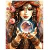 dIY 5D Diamond Painting Gypsy Girls Full Round Square Diamond Embroidery Fantasy Poker Indian Lady Mosaic Cross Stitch Kits