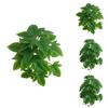 Monstera Deliciosa 3d Printed Artificial Plant With Wooden Stake For Home Decor And Photography Props