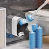 Replaceable Disposable Toilet Brush Head - Household Bathroom Cleaning Tool