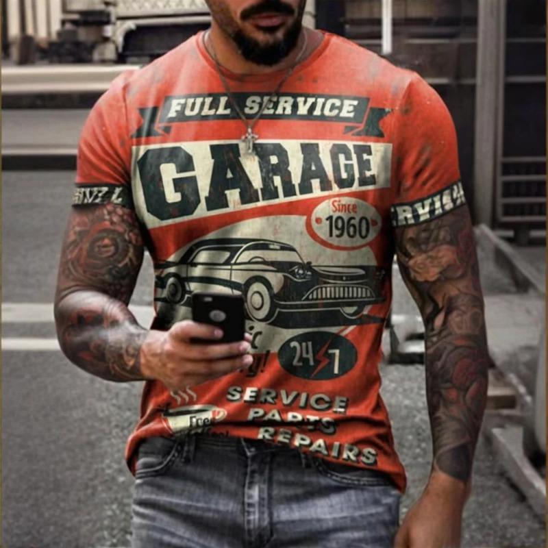 2026 fashion new 3D digital printing summer hot selling short sleeved round neck sports style XXS