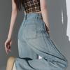 Tennis Jeans for Women, Summer Wide-leg Pants for Women, Summer High-waist Thin Loose Wide-leg Jeans for Women, Women, Slim