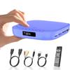 Mini DVD Player with 1080P Playback Region CPRM No Card Japanese Instruction Manual Included Support, DVD/CD Only, Free, Compatible, Blue-ray, USB/TF