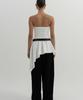Bunteu Meltline Tube Dress (White)