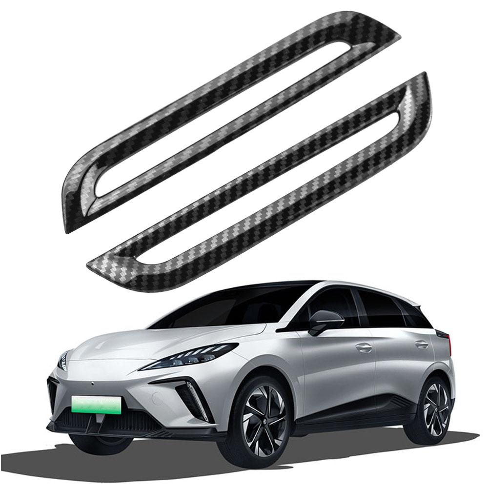 HVD1 Car Front Pillar AC Outlet Cover for MG 4 MG4 EV ELECTRIC 2022 2023 2024 2Pcs Air Vent Cover Sticker Trim Interior Accessories