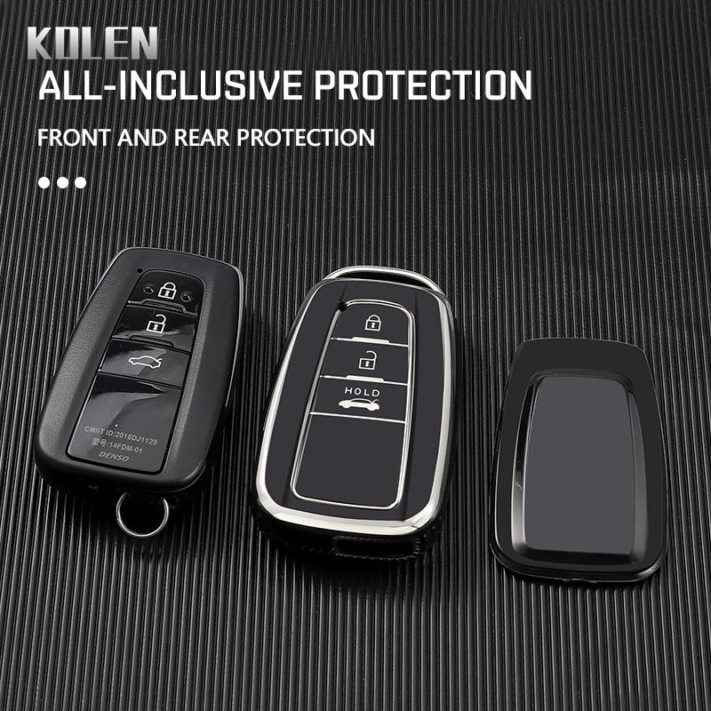 Tpu Car Remote Key Case Cover Shell Fob For Toyota Prius Camry Corolla Chr C-Hr Rav4 Land Cruiser Prado Altis Key Protect Holder