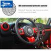 21 PCS Car Steering Wheel Air Conditioning Vent Gear Cup Holder Interior Decoration Accessories for Jeep Wrangler JK 2011-2017