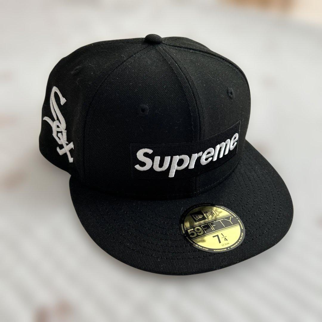

[USED] Supreme Black Baseball Cap 7 1/4