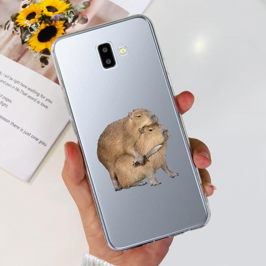 For Samsung J6 Plus Case J6 2018 J600F J610F Cover Luxury Marble Butterfly Clear Soft Cases For Samsung Galaxy J 6 J6+ 2018 Capa