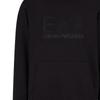 Emporio Armani FW24 Logo Letter Print Oversized Hoodie Men Hoodies Black 6DPM22-PJUAZ-1200
