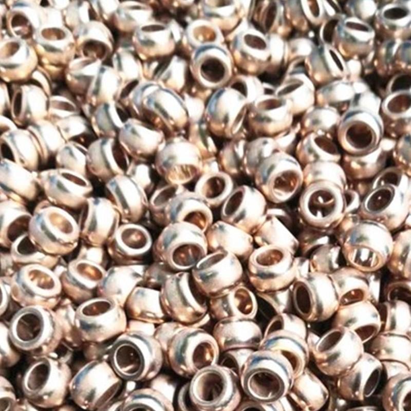 10pcs Ball Bearing Inner Diameter 6mm Ball Diameter 11mm Height 7mm Iron Copper Base Powder Metallurgic Copper Sleeve Gear