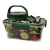 Contenitore per Insalata per Pranzo Scatola Portainsalata con Forchetta Tazza per Insalata Portatile Ermetica con Coperchio Porta Salsa per Ufficio Viaggio Scuola Pasti Quotidiani