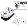 Glass Door Lock Latch Lock No Need Punch Holes Twist The Handle