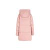 MLB Solid Color Simple Long Hooded Down Jacket Women outerwear Pink 31DJ06961-50P