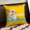 Cute FourbobBooba Cushion Cover Reversible Soft Durable Pillow Cover Home  Car MultiScene Use for Daily Comfort